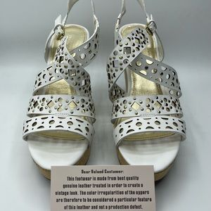 Ivanka Trump - Wedge Heels White - Used - Like New